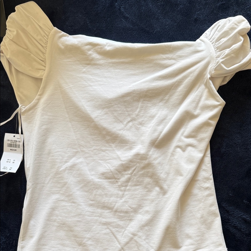 Abercrombie & Fitch white Modal-Blend Tee